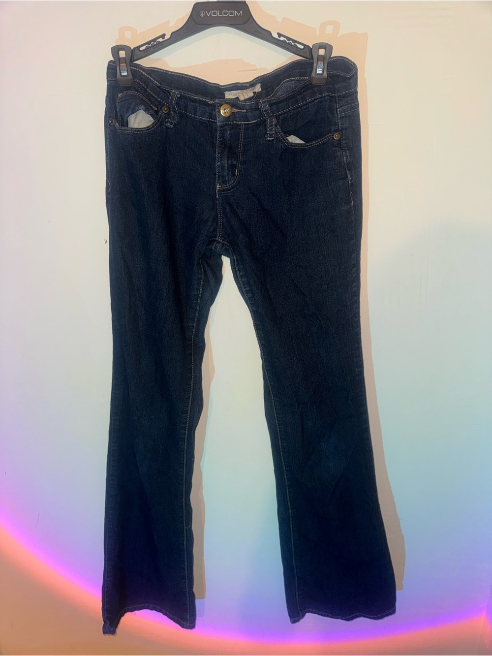 Forever 21 Dark Blue Flare Jeans